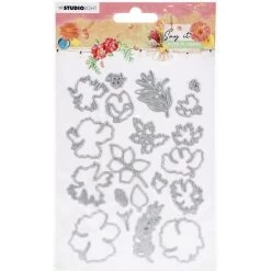 Studio Light Say It With Flowers Cutting & Embossing Die