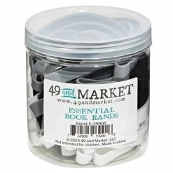 49 And Market Essential Book Bands Neutral 24/Pkg