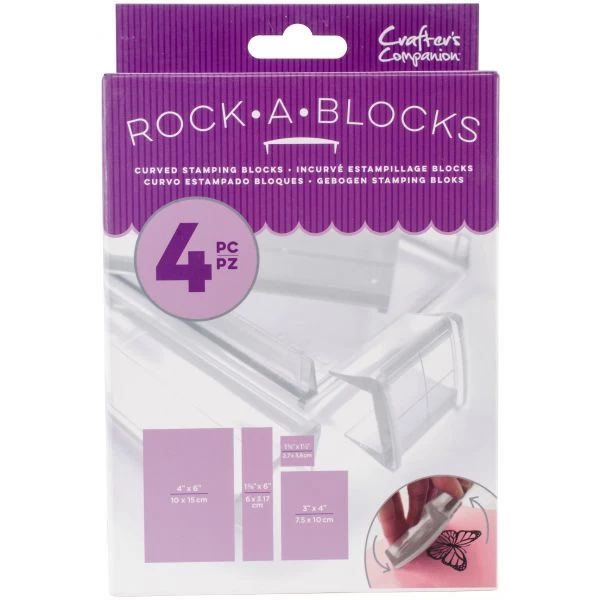 Crafter's Companion Rock-A-Blocks 4/Pkg 3 Crafter's Companion Rock-A-Blocks 4/Pkg