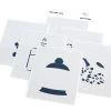 Pinkfresh Studio Stencils 4.25"x5.5" 6/Pkg -Professional Arts and Crafts Supplies Store 0d1e8ad9c892bf5cb10bcfb44208556677