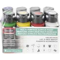 Americana Multi-Surface Satin Value Pack 8/Pkg