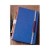 Denik Core Collection Embroidered Canvas Layflat Hardbound Journal, Constellation, College Rule, Blue/Red/Orange, (96) 8 X 5 Sheets -Professional Arts and Crafts Supplies Store 0f3148b31940661b5bdb4b62b81a645957