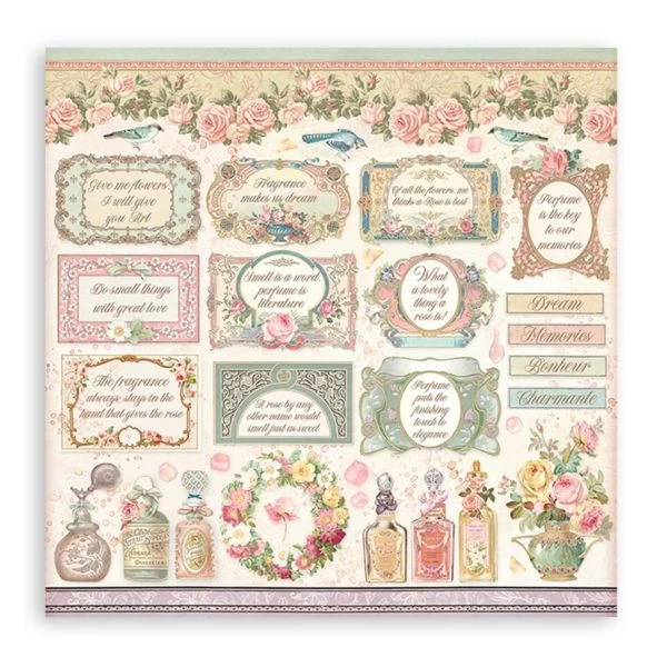 Stamperia Double-Sided Paper Pad 12"X12" 10/Pkg 6 Stamperia Double-Sided Paper Pad 12"X12" 10/Pkg - Image 4