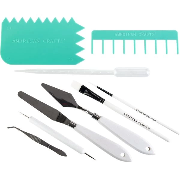 American Crafts Color Pour Tool Kit 13/Pkg 4 American Crafts Color Pour Tool Kit 13/Pkg - Image 2
