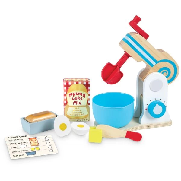 Wooden Make-A-Cake Mixer Set 5 Wooden Make-A-Cake Mixer Set - Image 3