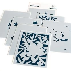 Pinkfresh Studio Stencils 4.25"X5.25" 7/Pkg