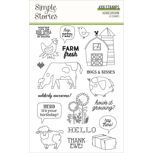 Homegrown Photopolymer Clear Stamps 4 Homegrown Photopolymer Clear Stamps - Image 2