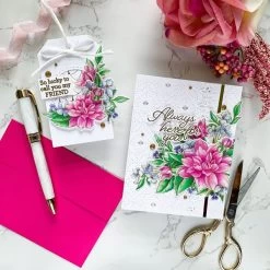 Pinkfresh Studio Stencils 4"X9" 6/Pkg -Professional Arts and Crafts Supplies Store 20a3830f56c2a1b052ddb09434f8313aec