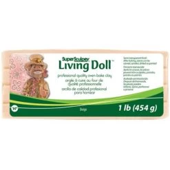 Super Sculpey Living Doll Clay 1lb