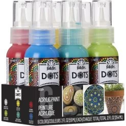 Folkart Dots Acrylic Dot Painting Set 6/Pkg