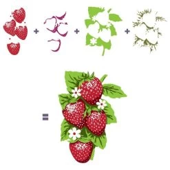 Hero Arts Color Layering Clear Stamps 4"X6"