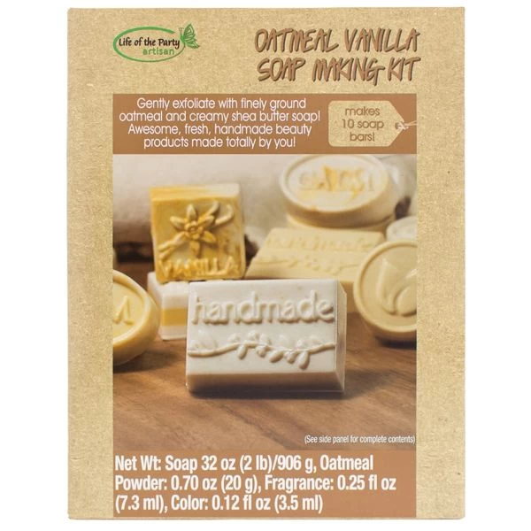 Life Of The Party Vanilla Oatmeal Soap Kit 3 Life Of The Party Vanilla Oatmeal Soap Kit