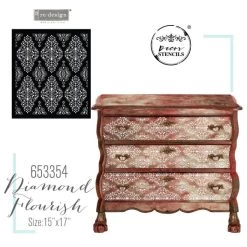 Prima Marketing Re-Design Decor Stencil 17.25"X21" 7 Prima Marketing Re-Design Decor Stencil 17.25"X21" -Professional Arts and Crafts Supplies Store 3476c0d144358ccc520eb916fada94758b