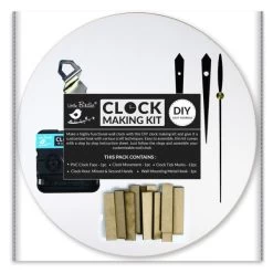 Little Birdie PVC Clock Making Kit 10"