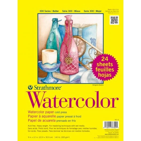 Strathmore Watercolor Class Pack 9"X12" 3 Strathmore Watercolor Class Pack 9"X12"