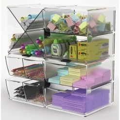 Deflecto Stackable X-Divided Storage Organizer -Professional Arts and Crafts Supplies Store 3ccdda7d39dd78a3087edc7ddd198b6b3d