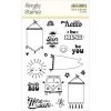 Boho Sunshine Photopolymer Clear Stamps -Professional Arts and Crafts Supplies Store 4003687738ecc722d59ce92a1de72ab312
