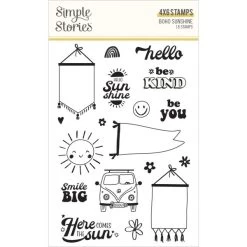 Boho Sunshine Photopolymer Clear Stamps