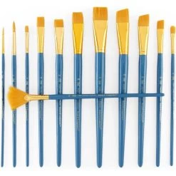 Royal Langnickel Gold Taklon Value Pack Brush Set -Professional Arts and Crafts Supplies Store 42b82d343826861126a3ae1fa781e8184a