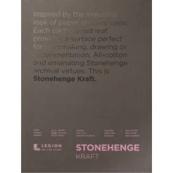 Stonehenge Paper Pad 9"X12" 15 Sheets/Pkg