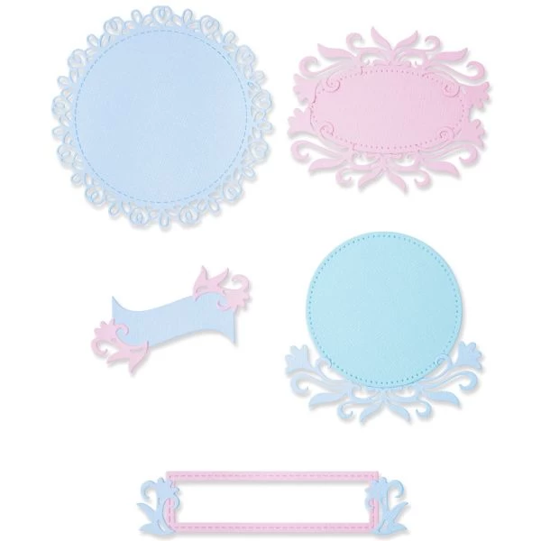 Sizzix Thinlits Dies By Lisa Jones 8/Pkg 3 Sizzix Thinlits Dies By Lisa Jones 8/Pkg