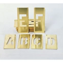 SKILCRAFT Brass Stencil Set