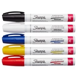 Sharpie Medium Point Oil-Based Paint Markers 5/Pkg