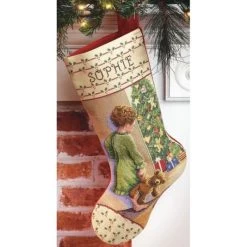 Janlynn Counted Cross Stitch Stocking Kit 18" Long