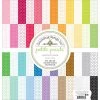 Doodlebug Petite Prints Double-Sided Cardstock 12"X12" 24/Pk