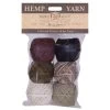 Hemptique Hemp Yarn Bon Bons 25m 6/Pkg -Professional Arts and Crafts Supplies Store 4937f660b407eb1d929f569805dfab7082