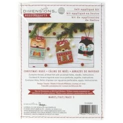 Dimensions Felt Applique Kit 2.75"X4" 3/Pkg