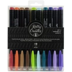 Kelly Creates Small Brush Pens 10/Pkg