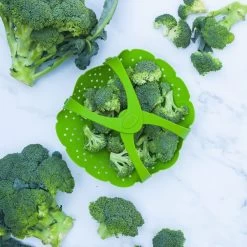 Trudeau Silicone Vegetable Steamer With Handle 9-1/4" 7 Trudeau Silicone Vegetable Steamer With Handle 9-1/4" -Professional Arts and Crafts Supplies Store 4b0af3d2d497f049eb7deb3921ee005b86