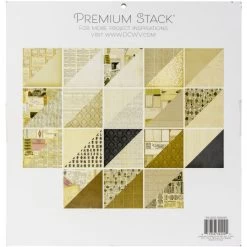 DCWV Cardstock Stack 12"X12" 36/Pkg