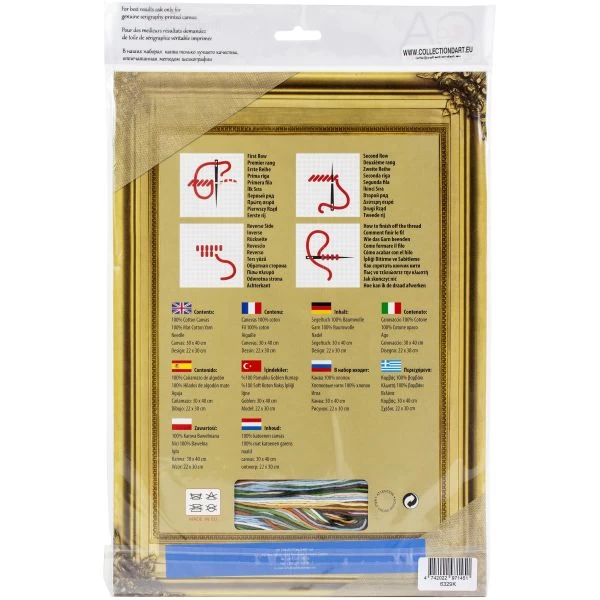 Collection D'Art Needlepoint Tapestry Kit 11.8"X15.75" 4 Collection D'Art Needlepoint Tapestry Kit 11.8"X15.75" - Image 2