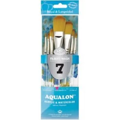 Royal Langnickel Aqualon Filbert Brush Set