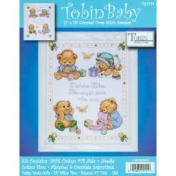 Tobin Counted Cross Stitch Kit 11"x14"