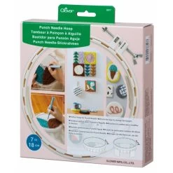Clover Punch Needle Hoop 7" -Professional Arts and Crafts Supplies Store 50e2b9b0e2aa5fac81b4d6ef80590db199