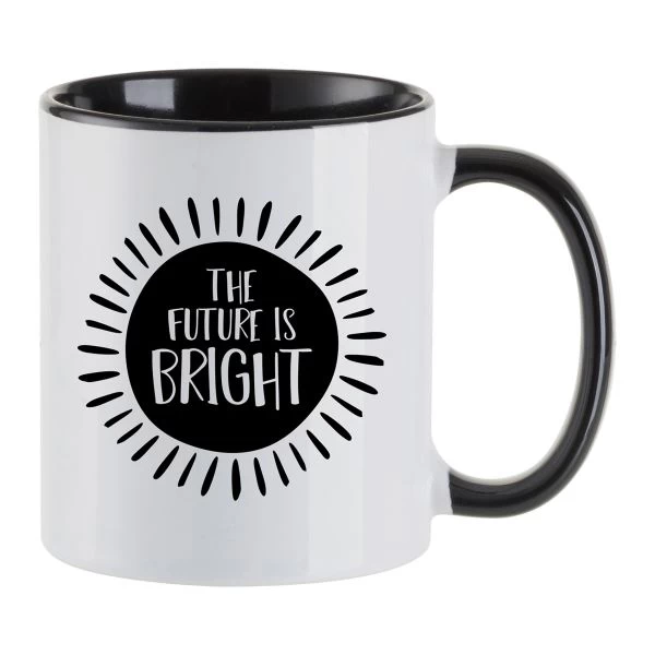 Craft Express Contrast Black Handle Sublimation Mugs 6/Pkg 4 Craft Express Contrast Black Handle Sublimation Mugs 6/Pkg - Image 2