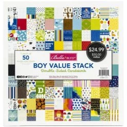 Bella Blvd Double-Sided Cardstock Stack 12"X12" 50/Pkg