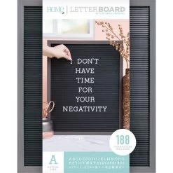 DCWV Framed Letterboard 16"X20"