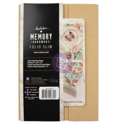 Prima Memory Hardware Chipboard Album 8"X5.5"X2.5"