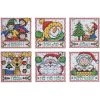 Design Works Counted Cross Stitch Kit 4"X4" Set Of 6
