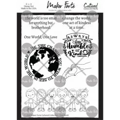 Maker Forte Cultured Collection Clear Stamps 6"X8"