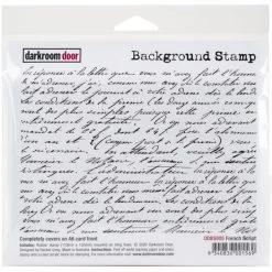 Darkroom Door Background Cling Stamp 4"X6"