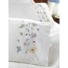 Bucilla Stamped Embroidery Pillowcase Pair 20"X30"