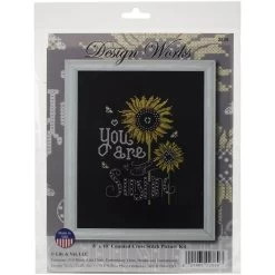 Design Works Counted Cross Stitch Kit 8"X10"