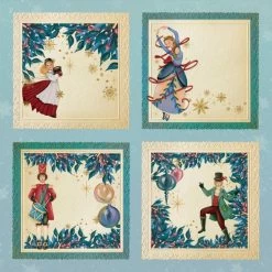 Twelve Days Of Christmas Topper Paper Pad 8"X8" -Professional Arts and Crafts Supplies Store 62574c82d8e330b48d545fa5baa69b4e14