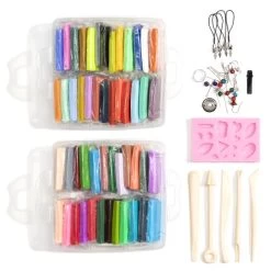 CousinDIY Polymer Clay Jewelry Making Kit 12 CousinDIY Polymer Clay Jewelry Making Kit -Professional Arts and Crafts Supplies Store 63b74a860d45f1f12427353d17b711e93d