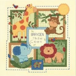 Dimensions Baby Hugs Counted Cross Stitch Kit 12"X12"